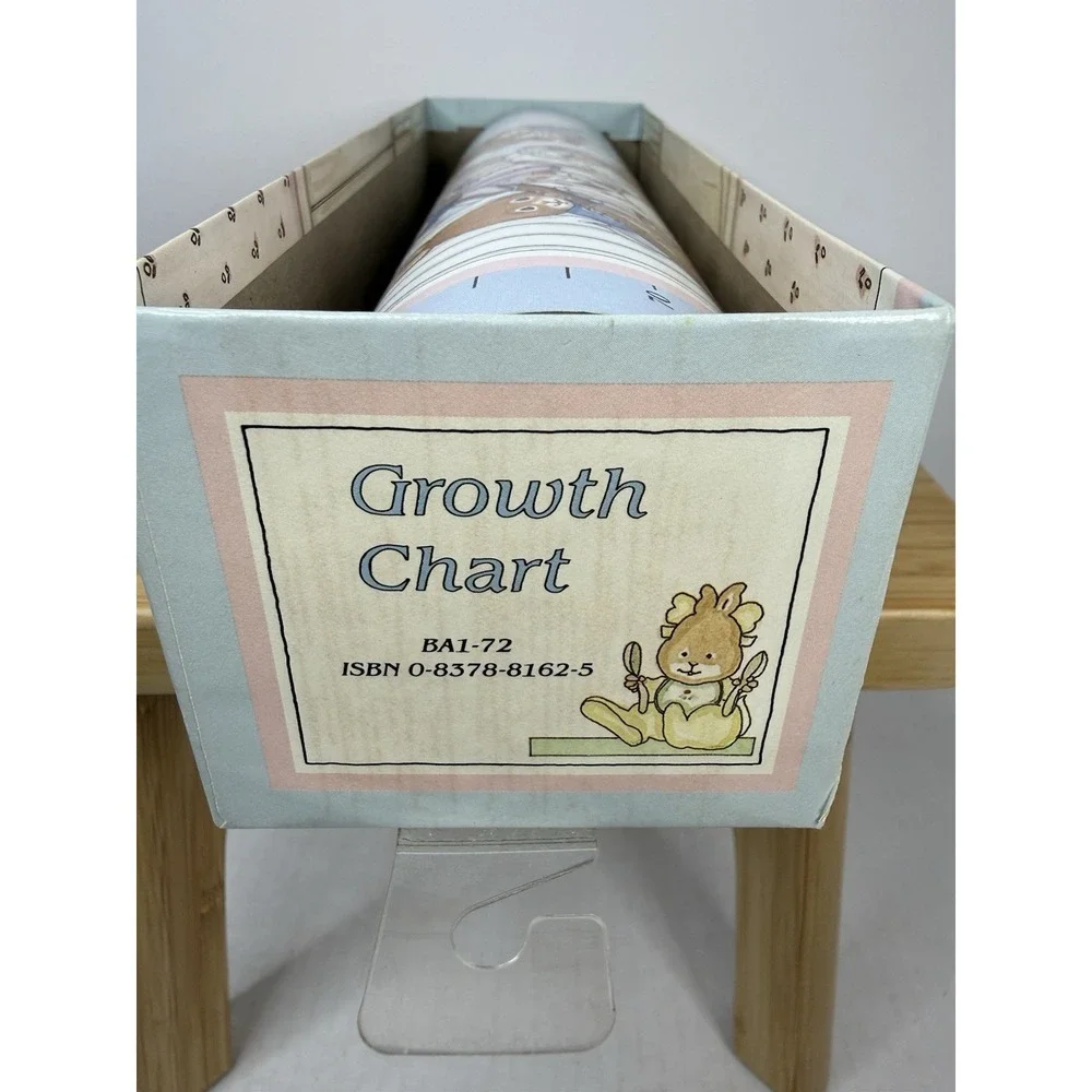 CR Gibson USA Vintage Cara Marks Bunny Growth Chart‎ 9